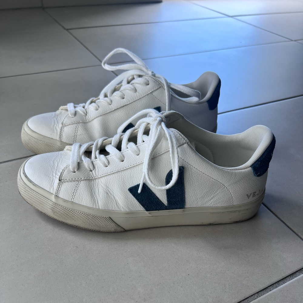 Campo Chromefree Leather Men Sneaker in White California